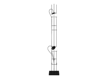 PLOT FRAME PT - LED floor lamp in metal and blown glass by Vetreria Vistosi - view 2